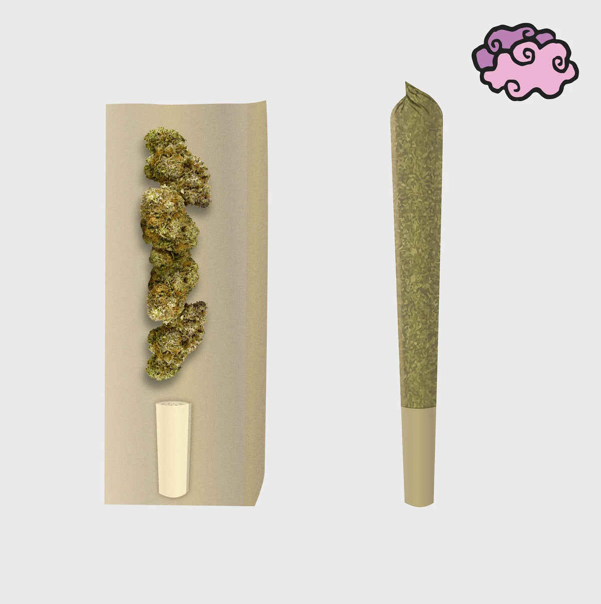 Natürliche Cannabisblüten und Joint, Premium Qualität, nachhaltig und ohne Zusatzstoffe