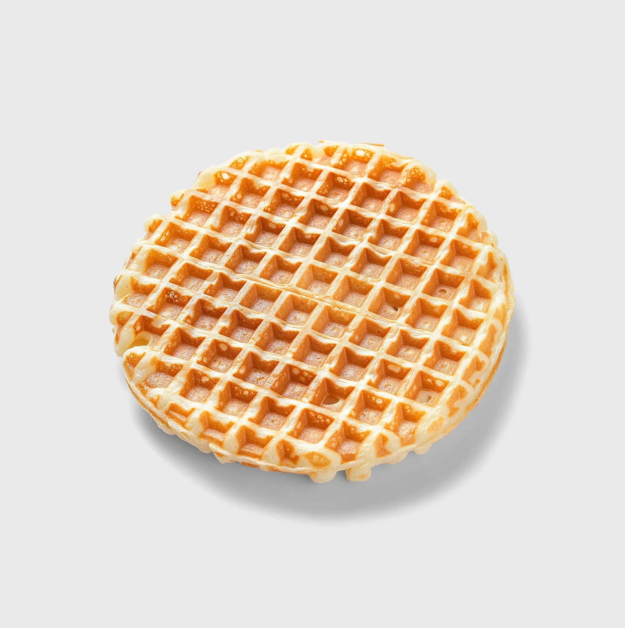 Knuspriger Waffel mit perfektem Gittermuster, ideal für süße oder herzhafte Beläge