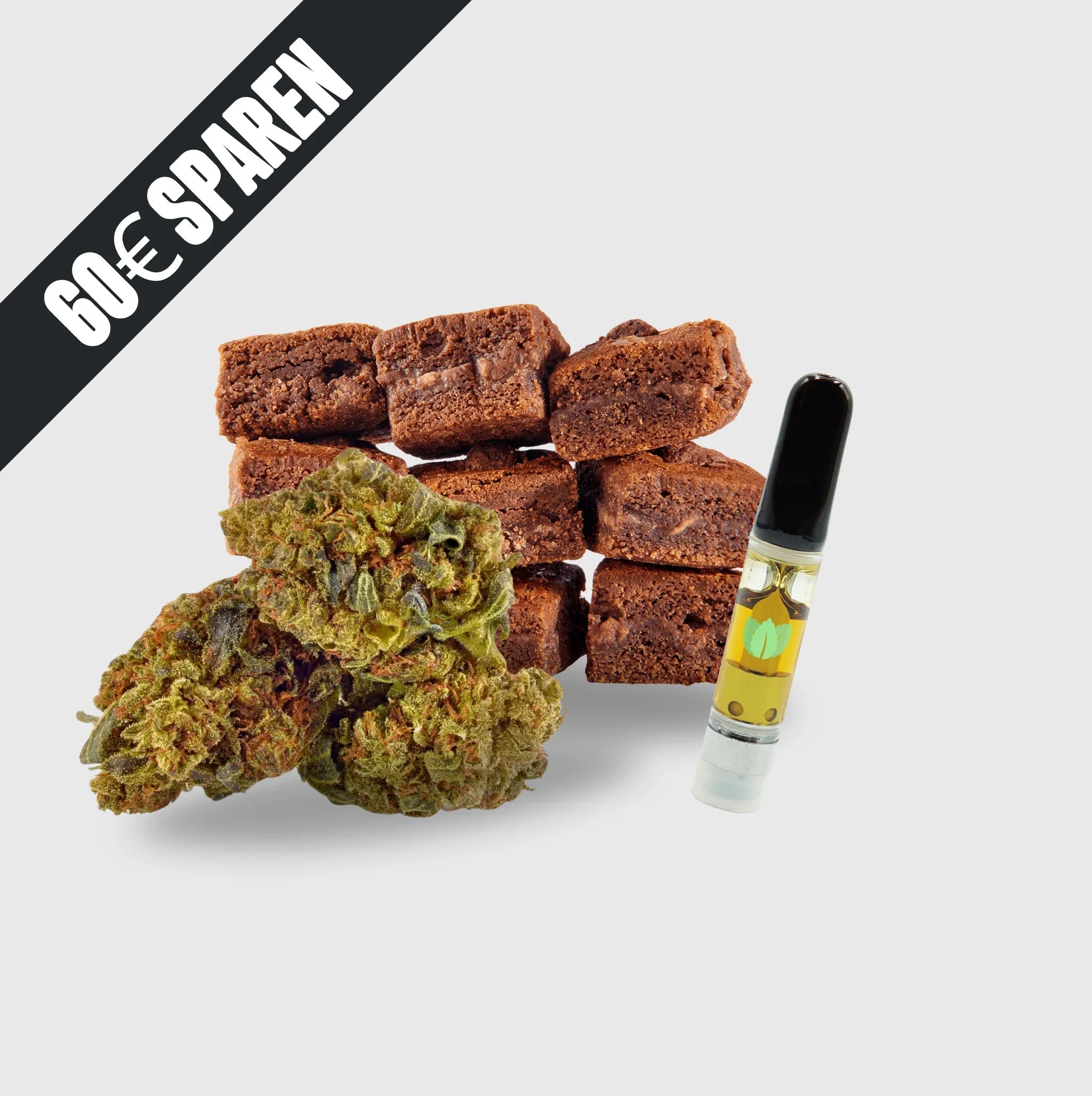 Cannabis-Blüten, Brownies und Vape-Pen – natürliche Premium-Produkte mit 60€ sparen