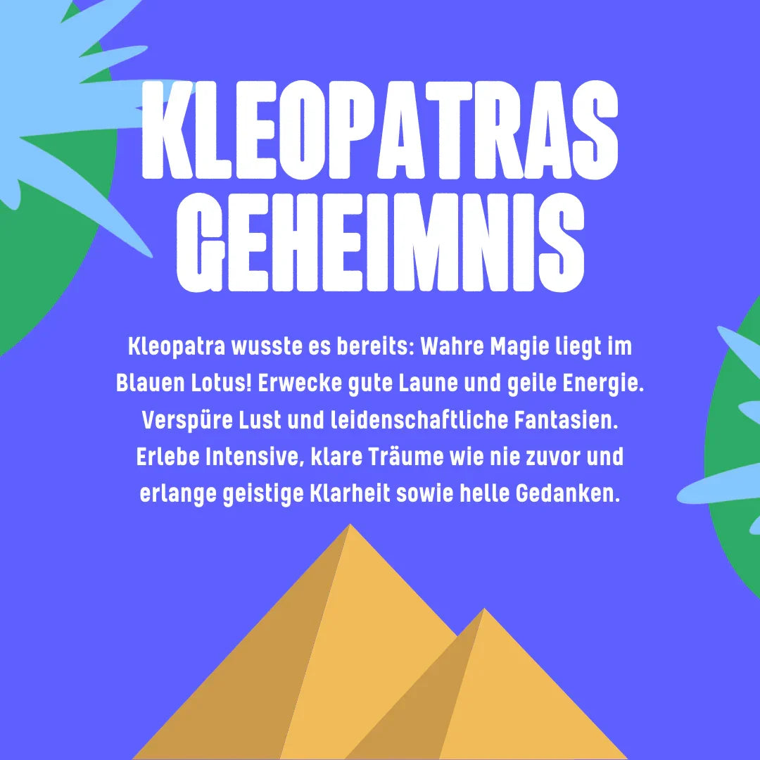 Kleopatras Geheimnis: Blauer Lotus für gute Laune und geistige Klarheit