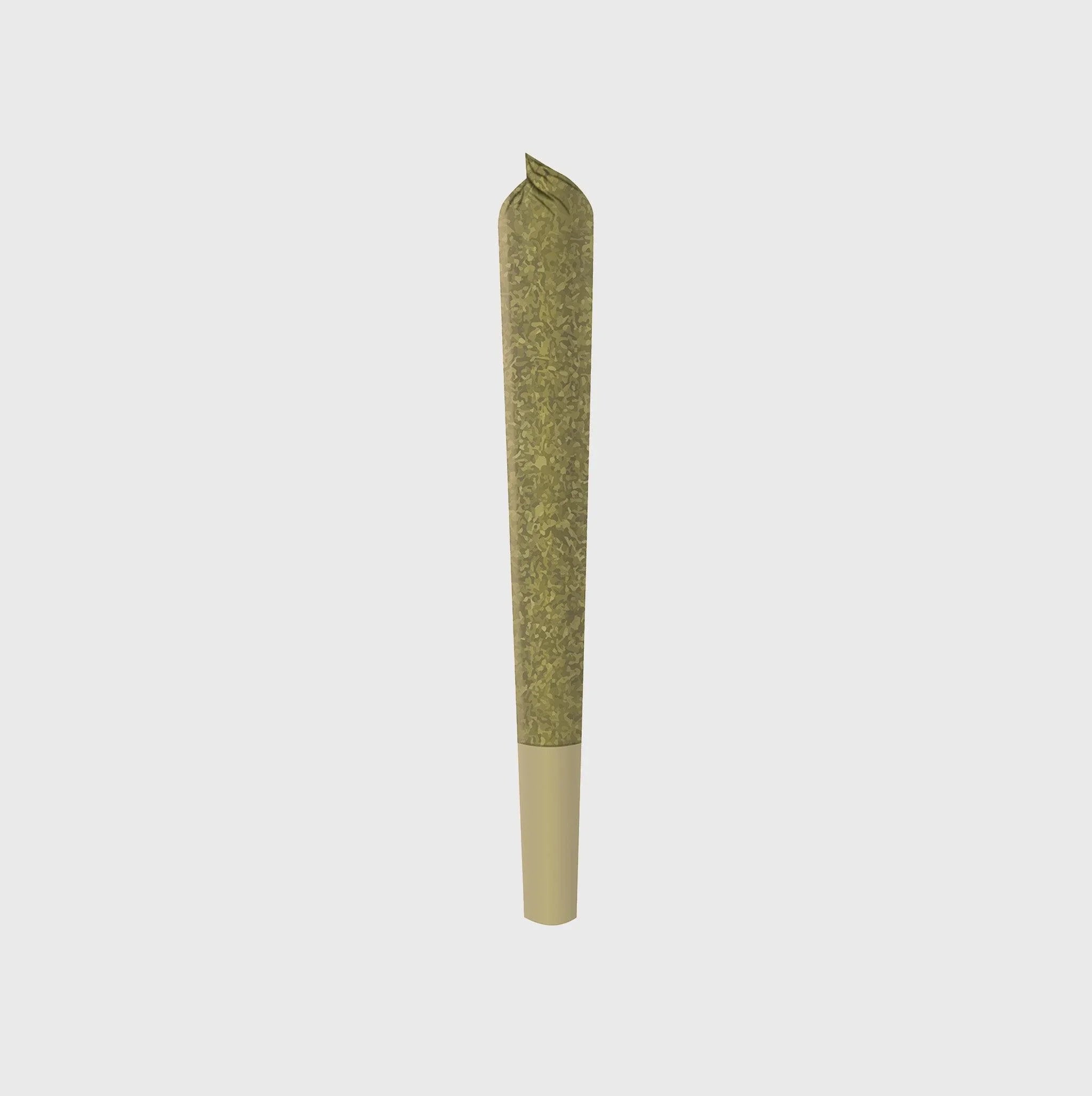 Natürliche grüne Pflanzenrolle für Premium-Cannabis-Produkte