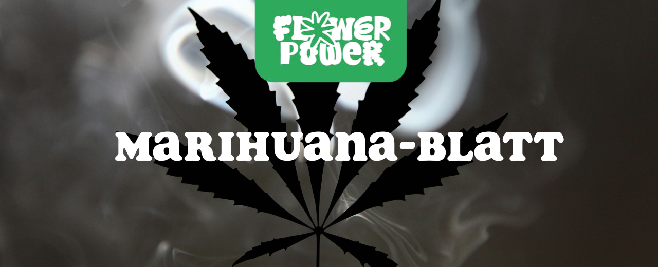Grafisches Symbol eines Marihuana-Blatts – Verwendung in Kultur, Lifestyle und Medizin