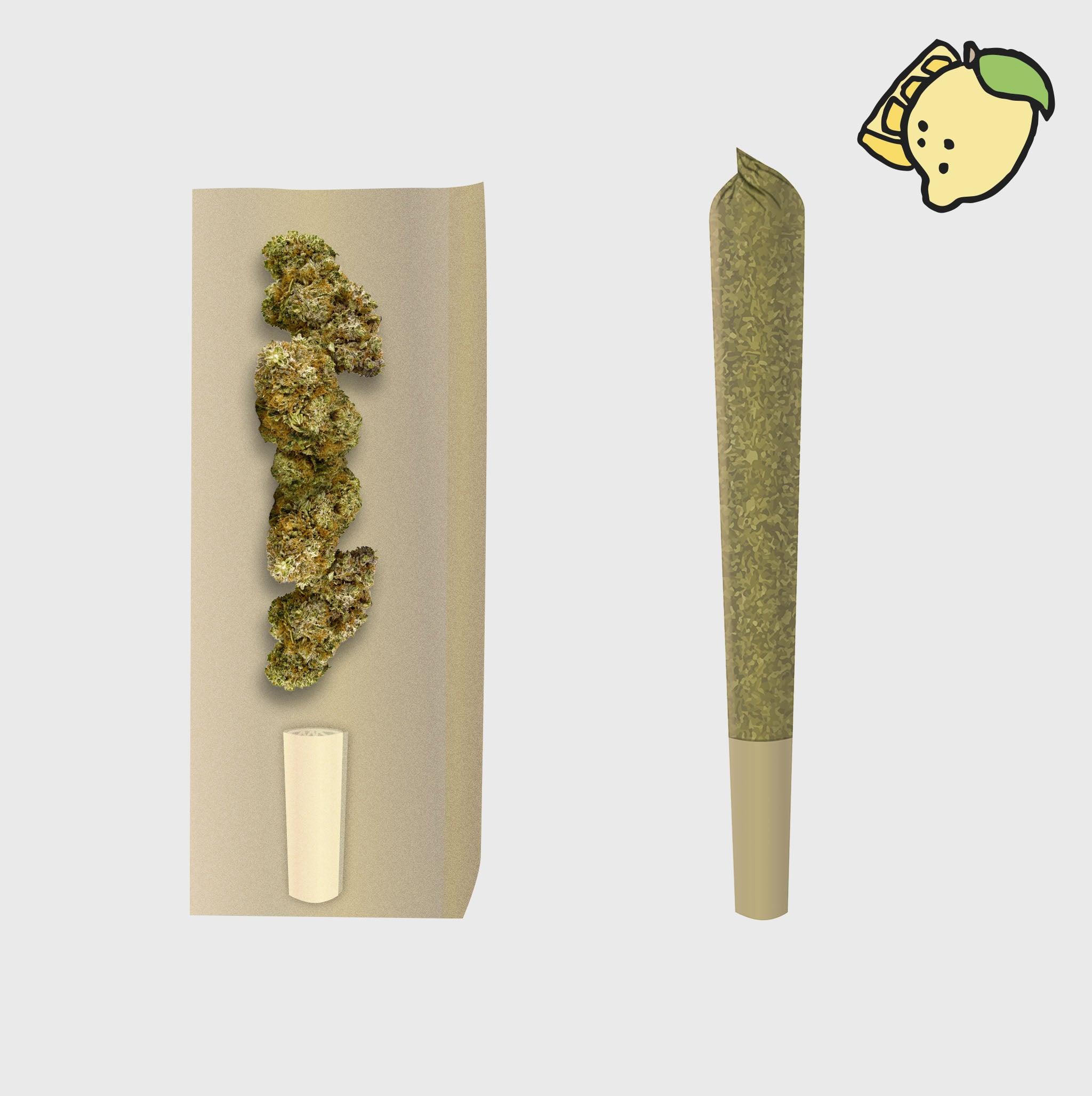 🍋 👑 Lemon Haze 12% CBD Prerolls - Flower Power 